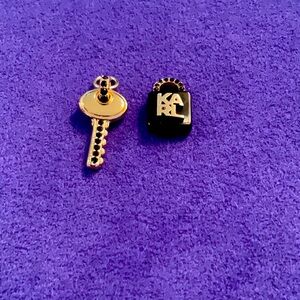 New small lock and key charm by Karl Langerfeld Paris. NWT